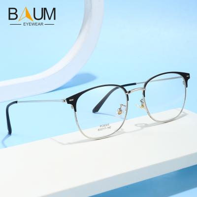 China Comfortable Fashion Optical Glasses Frames Spectacles Metal Fashionable Eyewear Optical Glass Frames Glasses for sale