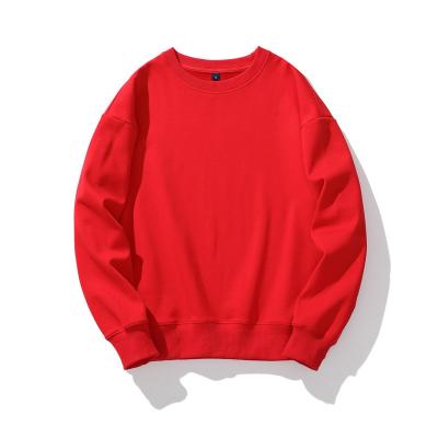 China Sustainable Supplier Casual Apparel Blank Hoodies Over Waist Cotton Round Neck Sweatshirts for sale