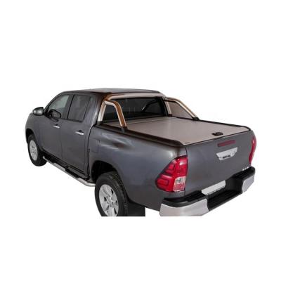 China Tundra Double Cabin Pickup Tonneau Cover 4X4 Roller Retractable Aluminum Cover For Tundra for sale