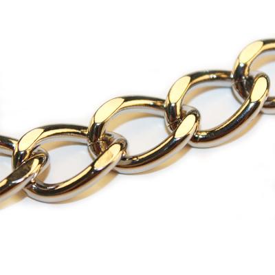 China Curb Chain Cuban Link Chain For Handbag Bracelet Necklace Cuban Link Chain for sale