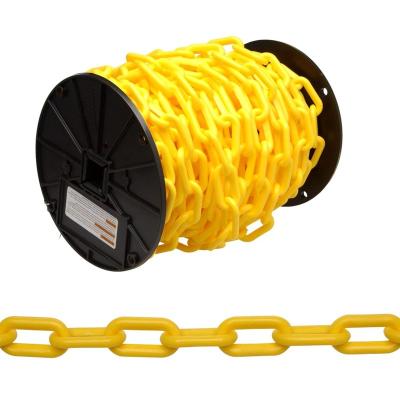 China Traffic Safety Road Safety Road Warning 6mm Yellow Plastic Barrier Chain for sale