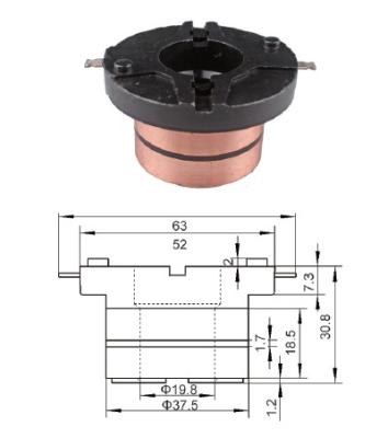 China SR-57 Copper Slip Ring Factory for sale