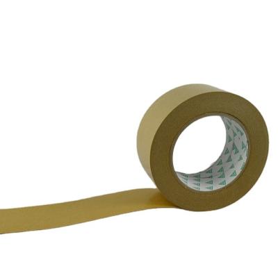 China Custom Adhesive Kraft Paper Hotmelt Adhesive LOGO Single Sided Synthetic Rubber Paper Gummed Tape Hotmelt Factory Outlet Packaging For Electronic Products for sale