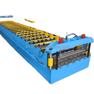 China Building Material Stores Factory Hot Sale Steel Roof Making Machine Trapezoidal Panel 40 By 980 Colored Roof Panel Roll Machine Old Fashioned Special For Brazil for sale