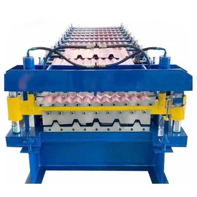 China Rolling Metal Roofing Sheet Former Metal Roof Machine Roof Profile Rolling Machine for sale