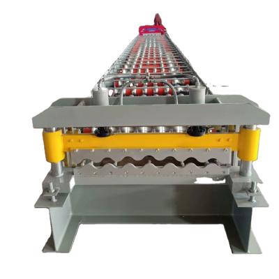 China Building Material Stores Roof And Wall Roll Forming Machine / Double Layer Roll Forming Machine /Roof And Wall Roll Former for sale