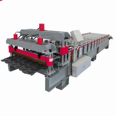 China Construction worksÂ   Glazed Tiles Roll Form Machine, Glazed Tiles Cold Forming Machine, Glazed Tiles Making Machine for sale