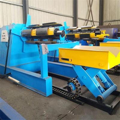 China Coil Uncoiler 10 Ton High Quality Fully Automatic Steel Coil Hydraulic Decoiler for sale