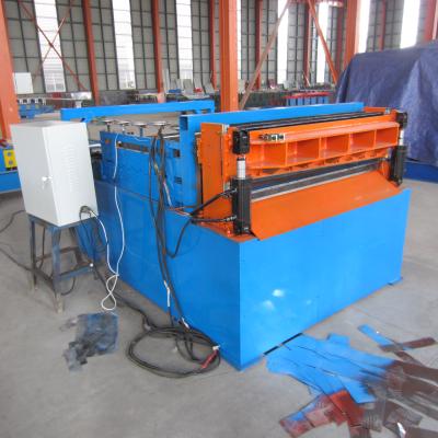 China Building material stores CE and ISO full automatic color steel coil cutting line leveling slitting cut to length machine for sale