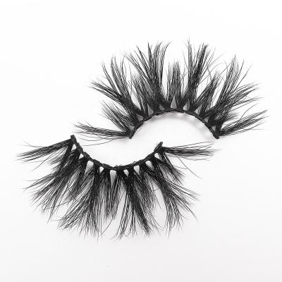 China Item 5d long new natural mink 25mm false eyelashes cosmetics sellers with high quality for sale