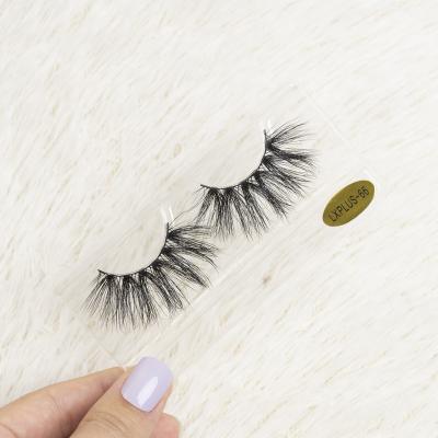 China Wholesale Seller 25mm Full Strip Mink Lashes Top Quality Durable 3D Strip Real Mink Lashes for sale