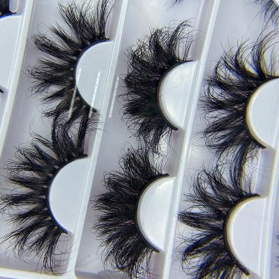 China Wholesale Natural Black Siberian Mink Lashes 3D Cotton Strip Customized Long Strip Eyelash Long Strip Eyelash for sale