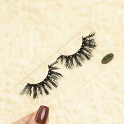 China 15mm 20mm Real Mink Eyelash Wholesale Real Mink 3D Full Strip Durable Looking Eyelash for sale