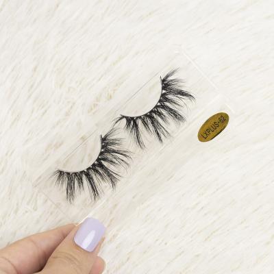 China Top quality 3d 5d 25mm lxplus 62 mink top selling high quality strip lashes for make up for sale