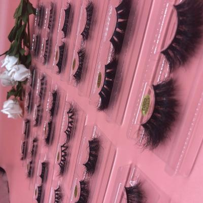 China Wholesale Good Quality Long Lashes Private Label Custom Made 3d Mink Eyelashes Rose Gold Lash 25mm for sale