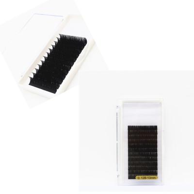 China 0.12mm long natural thickness synthetic12 lines mink eyelash extension false mink hair eyelash extensions supplier - MSDS INCI COA BV SG ISO9001 for sale