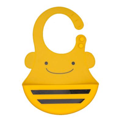 China BPA Free Roll BPA Free Soft Comfortable Waterproof Silicone Baby Bibs for sale