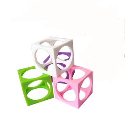 China Custom Printed Colorful Thick Rubber Bands In 3d Cube Shape 2020 New Products Custom Printed Colorful Thick Rubber Bands In 3d Cube Shape for sale