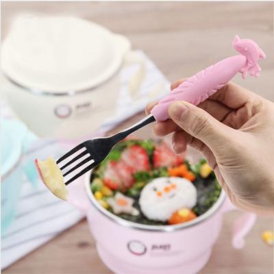 China Low Price New Modern BPA Free Design Mini Baby Spoon And Fork for sale