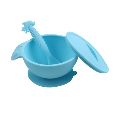 China Kids High Temperature Resistance Food Grade Silicone Eco - Friendly Baby Bowl For Kids And Baby for sale