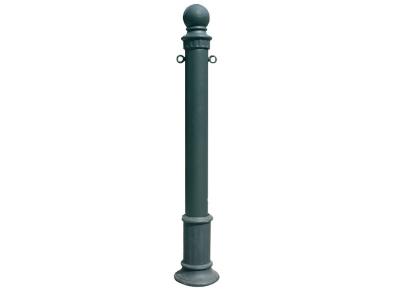 China Round Decorative Cast Iron Bollards Post Removable Bollards Heavy Duty for sale