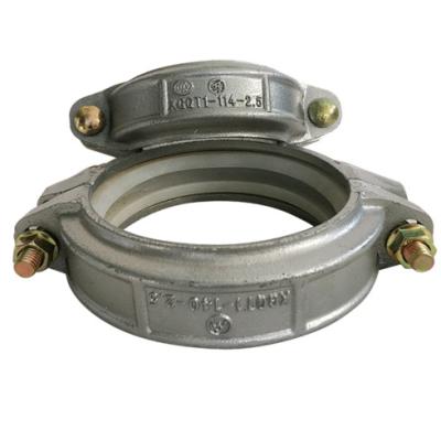 China High Strength Cast Ductile Iron Pipe Clamp / Cast Iron Pipe Parts CT12 Tolerance for sale