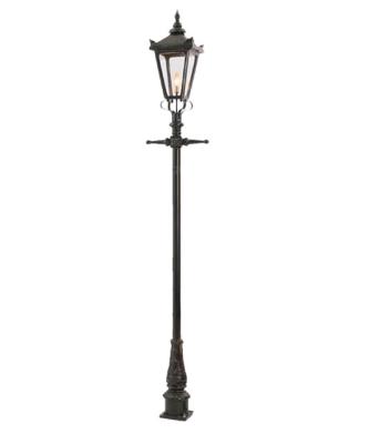 China Garden Cast Iron Outdoor Lights Customized Color With ISO9001 Certificate for sale