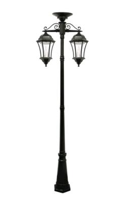 China Antique Garden Cast Iron Street Lamps / Decorative Cast Iron Street Light for sale