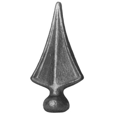 China Main Gate Accessory Wrought Iron Spear Points / Wrought Iron Fence Spear Points for sale