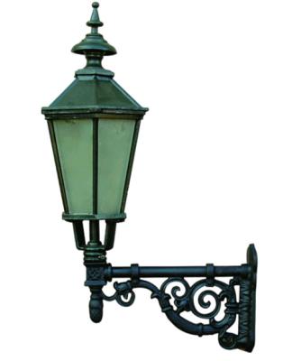 China Cast Iron Antique Garden Wall Lamp Waterproof Outdoor Decoration 25kg for sale