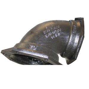 China DI AWWA C153 Ductile Iron Pipe Fitting MJXMJ 90 Degree Elbow Bitumen Painting for sale