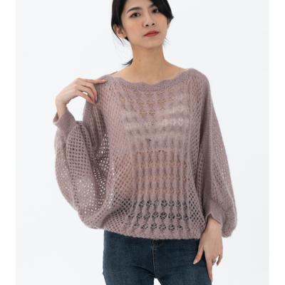 China High Quality Women's Promotion Spring ODM Service Sweaters Knitted Top Women Anti-pilling Women Knitting for sale