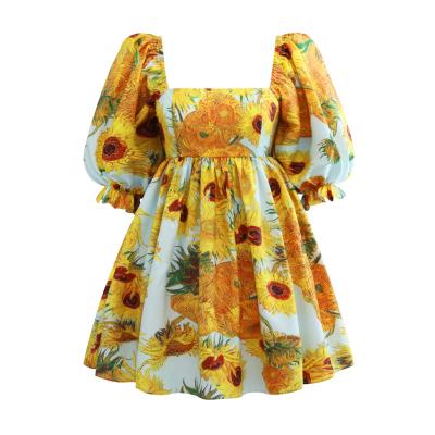 China Lady Clothes Women Dresses Anti-static Casual Dress Women Summer Casual for sale