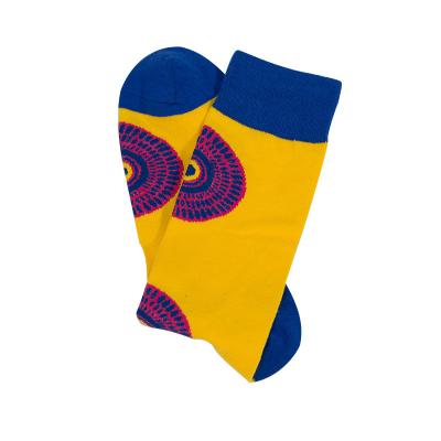 China Polyester Designer Custom Colorful Wholesale Hot Sale Women's Socks Accessories Print For Unisex Adult African for sale