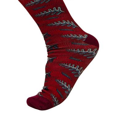 China Wholesale African unisex colorful custom patchwork sock polyester print comfortable high quality socks for sale