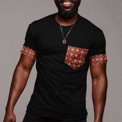 China New Folk Style QUICK DRY Dashiki Printed African Shirt Summer Clothing Men's Shirts Casual Short Sleeve T-shirt for sale