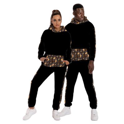 China Anti-pilling Best Designer Africa Kente Print Hoodies Mens Pullover Bulk Basics Basketball Oversized Hoodies for sale