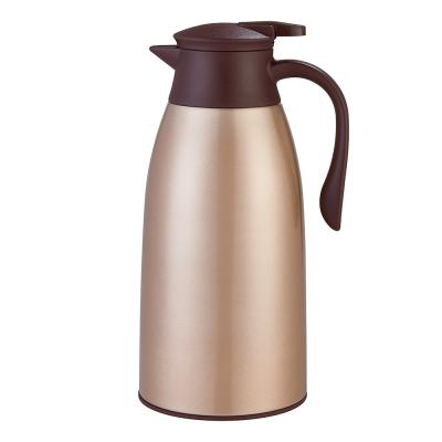 China New style large capacity tea coffee jar flask stainless steel insulated termos vacuum with handle for sale