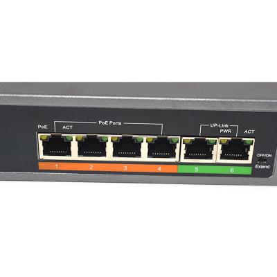 China 48V factory price standard POE switch POE 100M Ethernet switch poe switch 4 port standard fast for video for sale