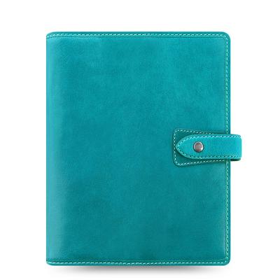 China Office Use Filofax Malden A5 Real Leather Notebook Traveler 6 Ring Notebook for sale