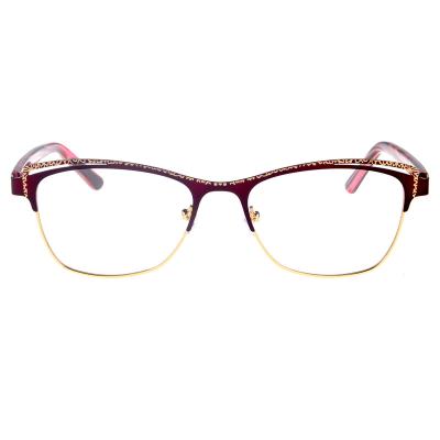 China Italian Luxury Funny Metal Women Glasses Optical Frames Glasses Optical Frames for sale