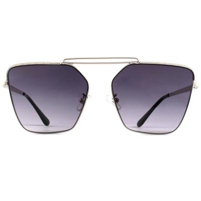 China Fashion Sunglasses Shape Men Metal Italy Design Hand Polished Geometric Sunglasses for sale