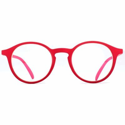 China Cheap Wholesale AC Fashion Round Rubber Reading Glasses for sale