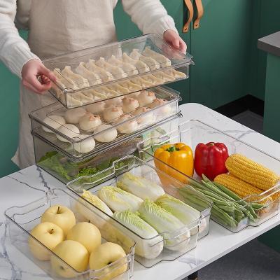 China Freshness Keeping Refrigerator Pantry Bins Drawer Egg Storage Box Refrigerator Can Food Storage Containers Fridge Organizer for sale