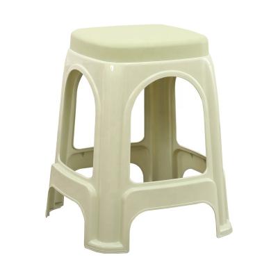 China Stacking Small Square Household Sneaks Living Room Indoor Creative Fashion Large Plastic Stool Stacking Chair for sale