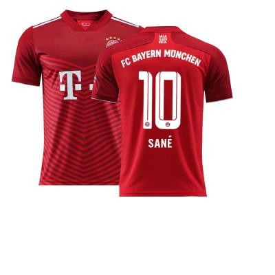 China no. Red 9 Lewandowski Jersey Set No. Bavaria House of Anti-Wrinkle 2122. 25 no. 10 Sane Football Jersey 3D Digital by Muller for sale