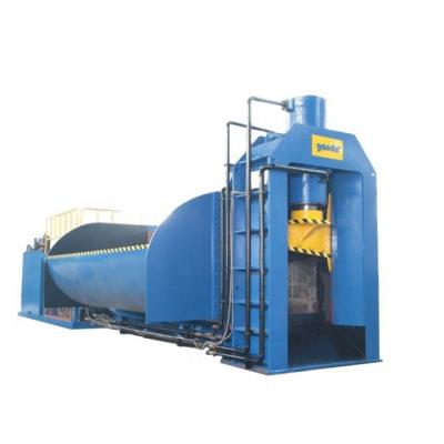 China Mobile Hydraulic Scrap Metal Baler Shear Car Baling Machine for sale