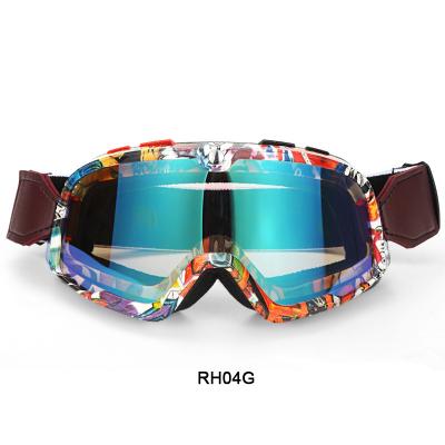 China RH04G motocross goggles motocross goggles custom adjustable goggles sports goggles free size goggles fashionable design latest for sale