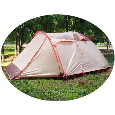 China HT30C Large Camping Tent 4 Person Double Layer Portable High Quality Outdoor Waterproof Picnic Family Outdoor Camping Tents for sale