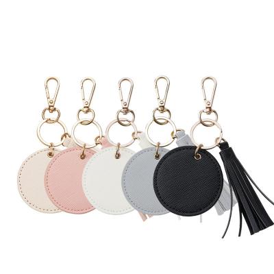 China Custom Leather Tassel Keychain 2D All Kinds Shapes Die Casting for sale